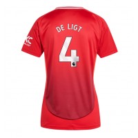 Maglie da calcio Manchester United Matthijs de Ligt #4 Prima Maglia Femminile 2024-25 Manica Corta